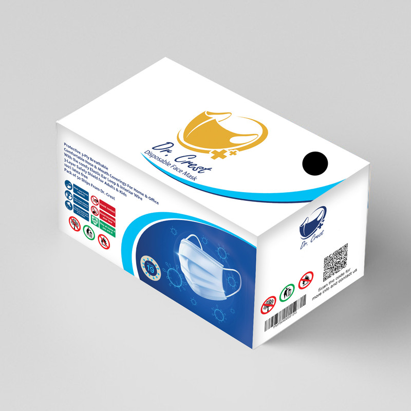 ماسک تنفسی دکتر کرست مدل Drc-Bl50 بسته 50 عددی ماسک تنفسی دکتر کرست مدل Drc-Bl50 بسته 50 عددی