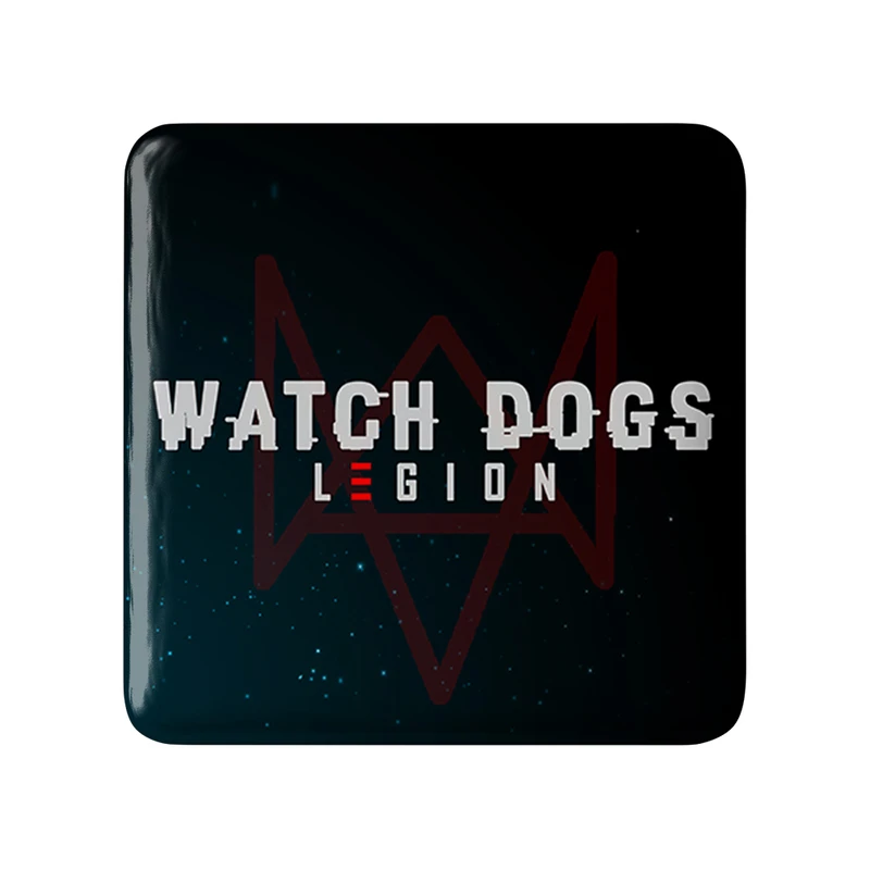 مگنت خندالو طرح لوگو واچ لیجن مدل مربعی کد 30925