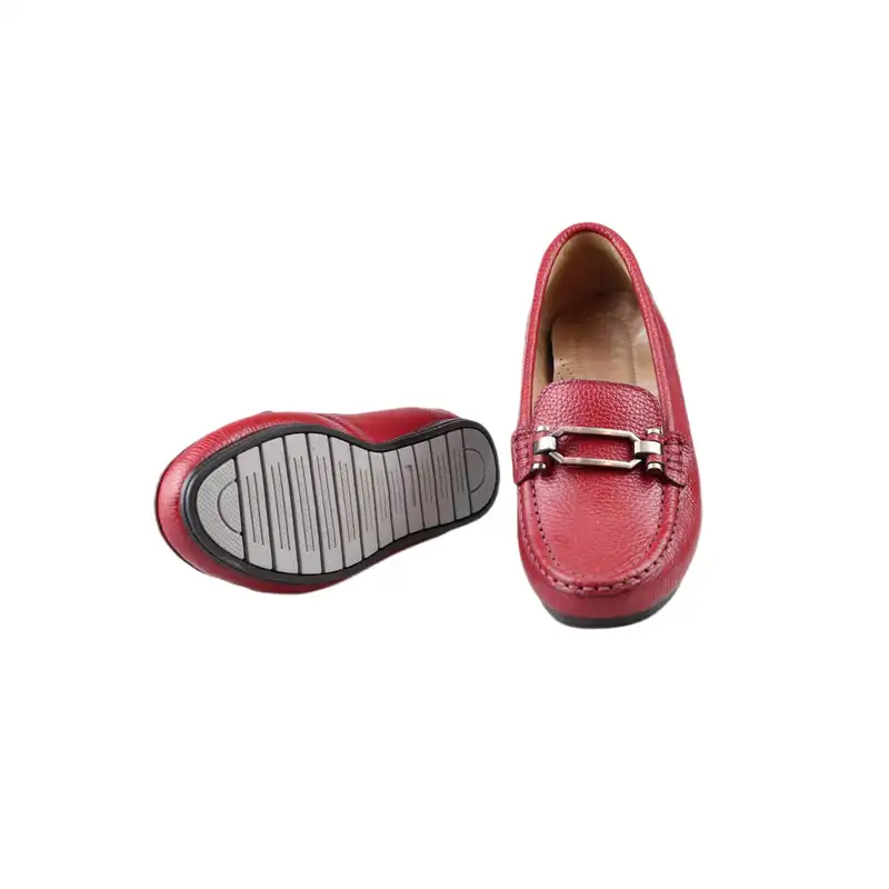 کفش کالج زنانه مدل کاملیا چرم طبیعی 002