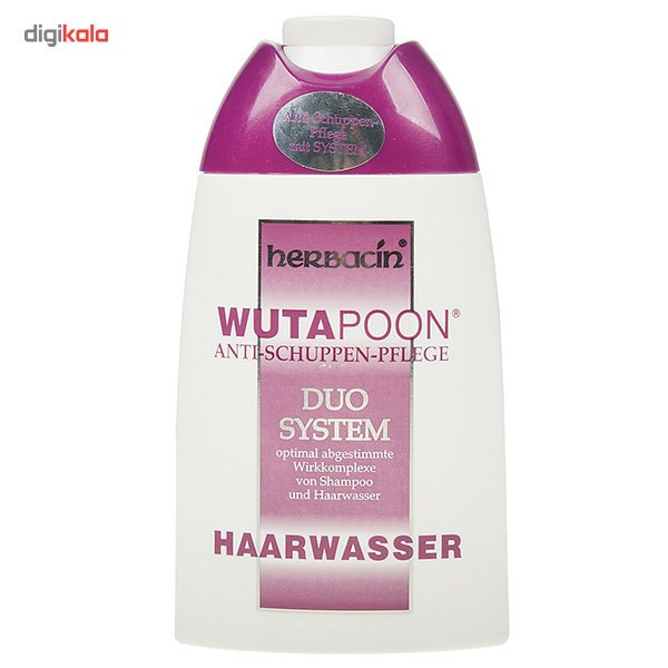 تونیک ضد شوره مو هرباسین مدل Wuta Poon حجم 200 میلی لیتر