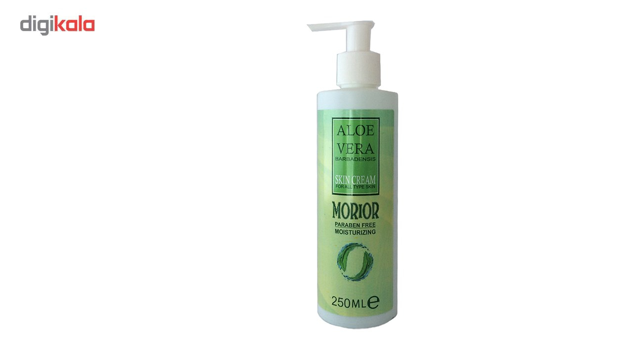 کرم مرطوب کننده موریور مدل آلوئه ورا حجم 250 میلی لیتر