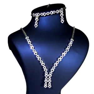 ست نقره روناک مدل HS001