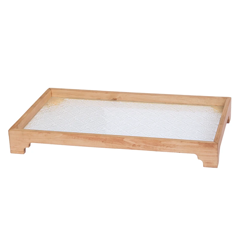 سینی دسته دار گوشکوب مدل تترا سایز 40×25 سانتی متر