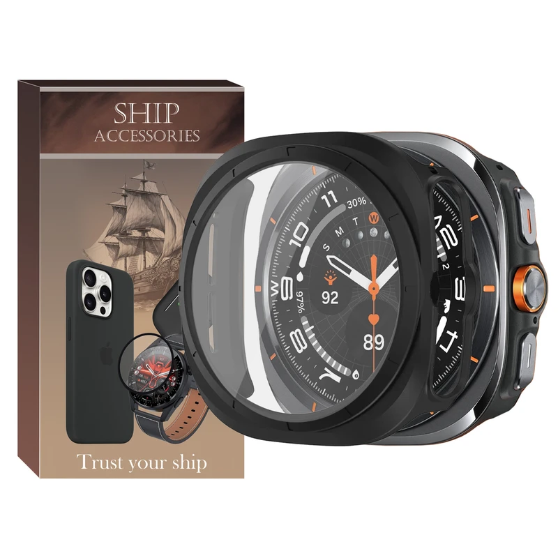کاور شیپ مدل Ultra Protection SH مناسب برای ساعت هوشمند سامسونگ Galaxy Watch 7 Ultra 47mm