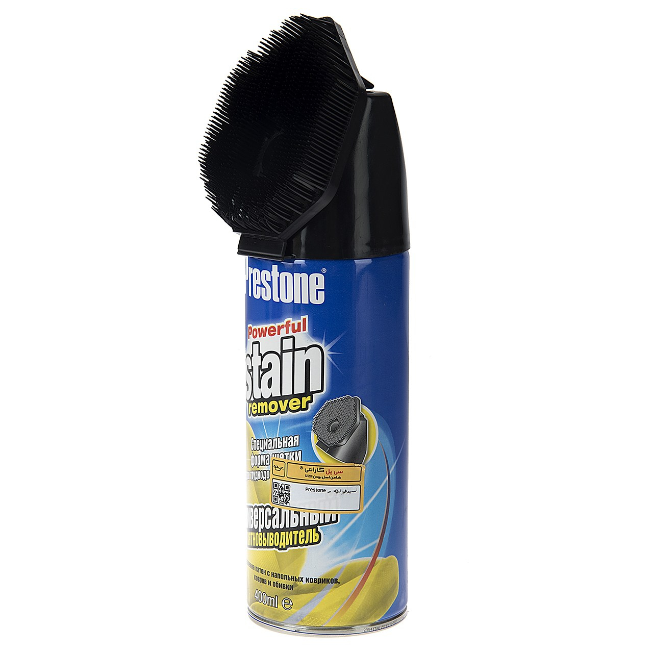 اسپری تمیزکننده فضای داخل خودرو پرستون مدل Powerful Stain Remover حجم 400 میلی لیتر