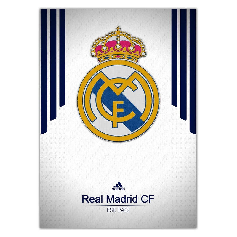 تابلوی ونسونی طرح Real Madrid White 2016 سایز 50x70
