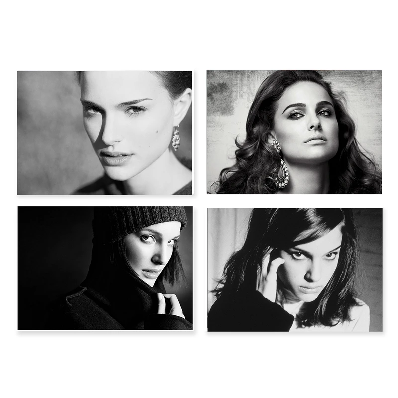پوستر طرح ناتالی پورتمن کد A-2151-Natalie Portman مجموعه 4 عددی