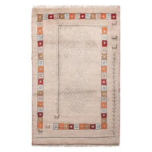 گبه دستبافت نیم متری طوفان کد 6562160