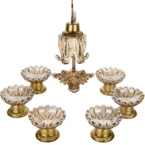 مجموعه هفت سین چشمه نور  کد C2763   به همراه چراغ رومیزی