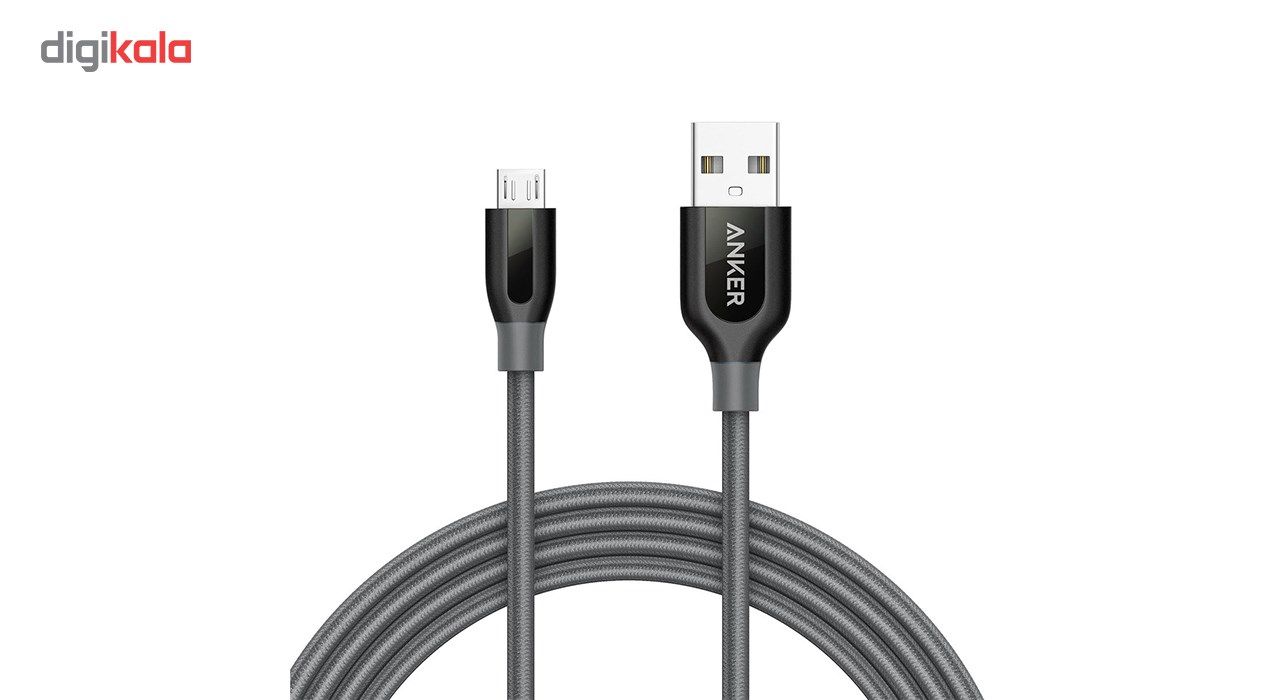 کابل تبدیل USB به Micro-USB انکر مدل A8143 PowerLine Plus طول 1.8 متر main 1 3