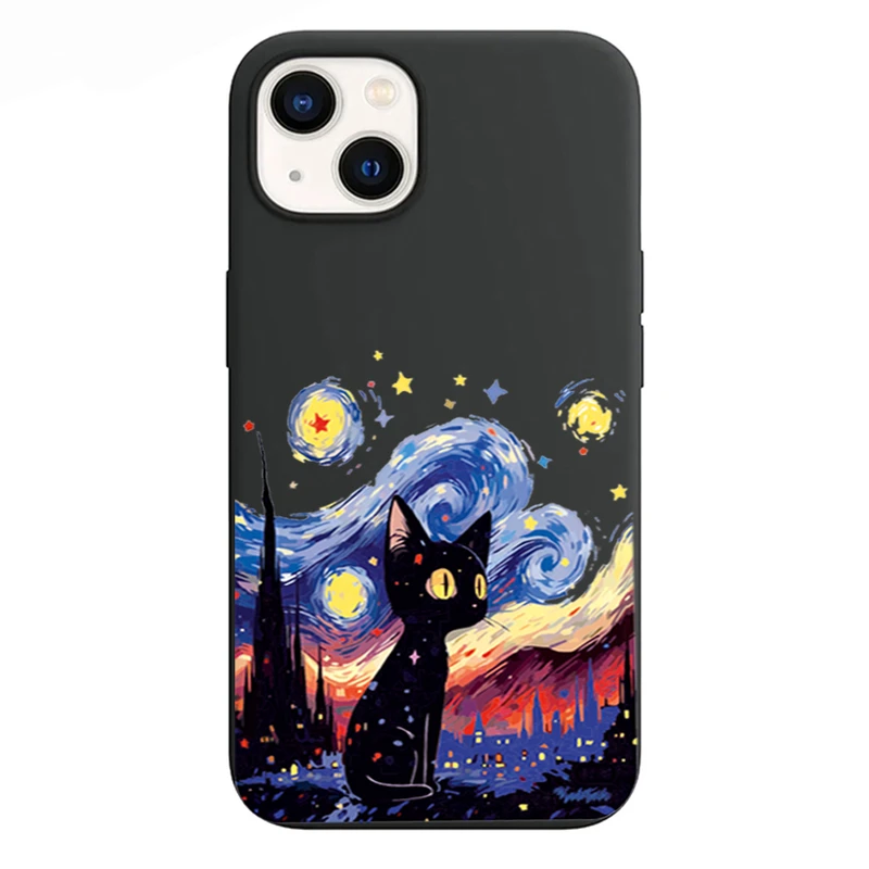 کاور طرح Black Cat مناسب برای گوشی موبایل اپل iPhone 13 Mini