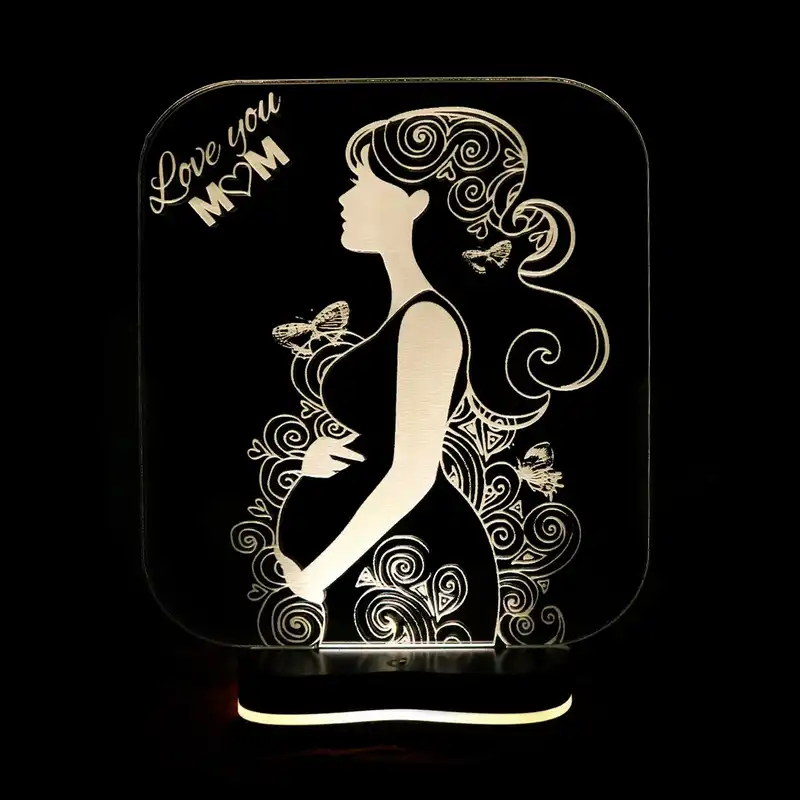 چراغ خواب سه بعدی گالری دیکوماس طرح مادر 1 کد DMS133