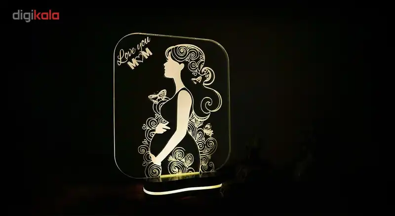 چراغ خواب سه بعدی گالری دیکوماس طرح مادر 1 کد DMS133