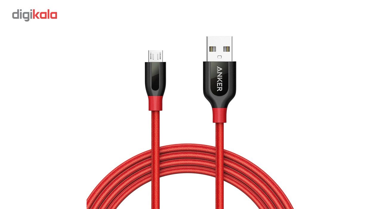 کابل تبدیل USB به Micro-USB انکر مدل A8143 PowerLine Plus طول 1.8 متر main 1 4