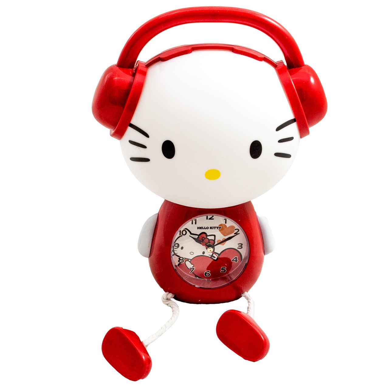 چراغ رومیزی و ساعت مدل Hello Kitty