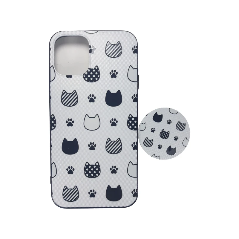 کاور مدل aw12 برای گوشی موبایل اپل iPhone 11 Pro به همراه پاپ سوکت