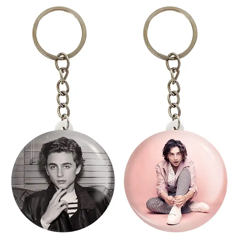 جاکلیدی خندالو مدل تیموتی شالامی Timothée Chalamet کد 1928819277 مجموعه 2 عددی