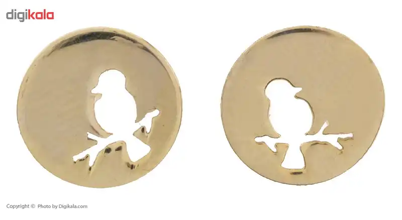 گوشواره طلا 18 عیار رزا مدل EG130