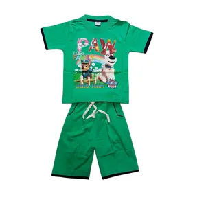 ست تی شرت و شلوارک پسرانه مدل ASH463