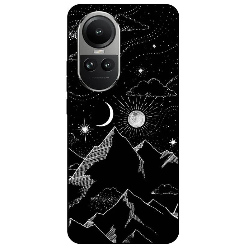 کاور مگافون طرح کوه مدل 8078 مناسب برای گوشی موبایل اوپو Reno 10 5G