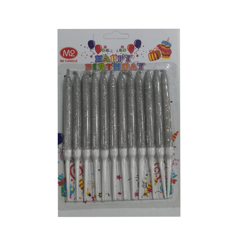 شمع مدل M2 بسته 12 عددی