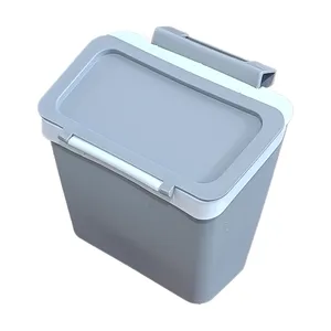 سطل زباله کابینتی مدل درب دار تندیس گنجایش 3.5 لیتر