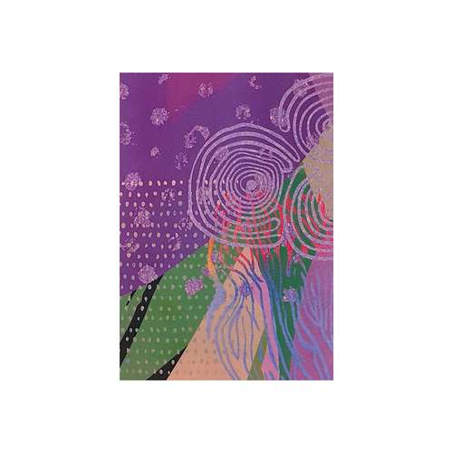 کارت پستال مدل سه بعدی طرح پرنده و گل کد 482