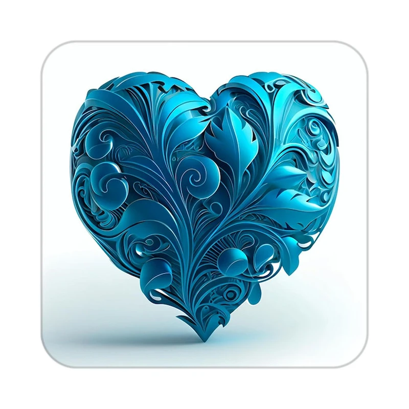 زیر لیوانی کاکتی مدل عاشقانه کد mp12954