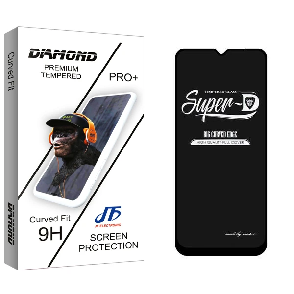 محافظ صفحه نمایش جی اف مدل Diamond SuperD مناسب برای گوشی موبایل شیائومی Redmi 9 / 9A / 9AT