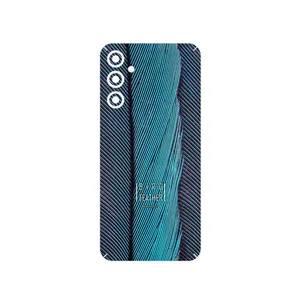 MAHOOT Turquoise feathers Cover Sticker for Samsung Galaxy M34 5G