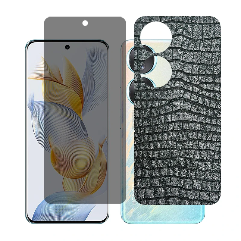 محافظ صفحه نمایش حریم شخصی گلس مدل Together مناسب برای گوشی موبایل آنر 90 به همراه برچسب پوششی