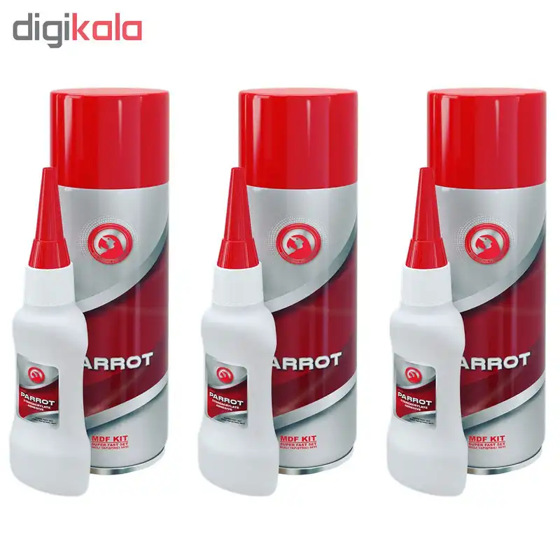 چسب 123 رد پاروت  کد 26 حجم 200 میلی لیتر