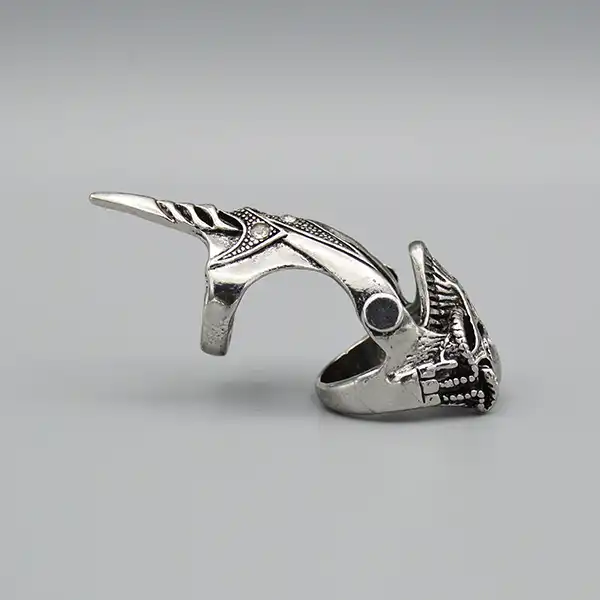 انگشتر مدل مفصلی Skull کد Ti3