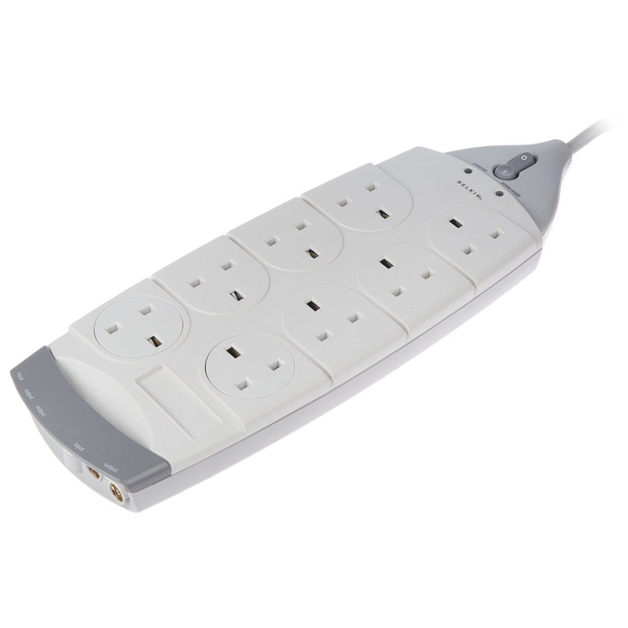 چند راهی برق و محافظ بلکین مدل F9M823uk2M