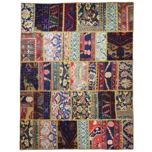کلاژ فرش سه متری پرشین وینتیج کد 163005