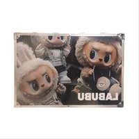 بسته رنگ&zwnj;آمیزی مدل جعبه ای طرح لبوبو پشمالو کد 8980 بسته&nbsp;145 عددی