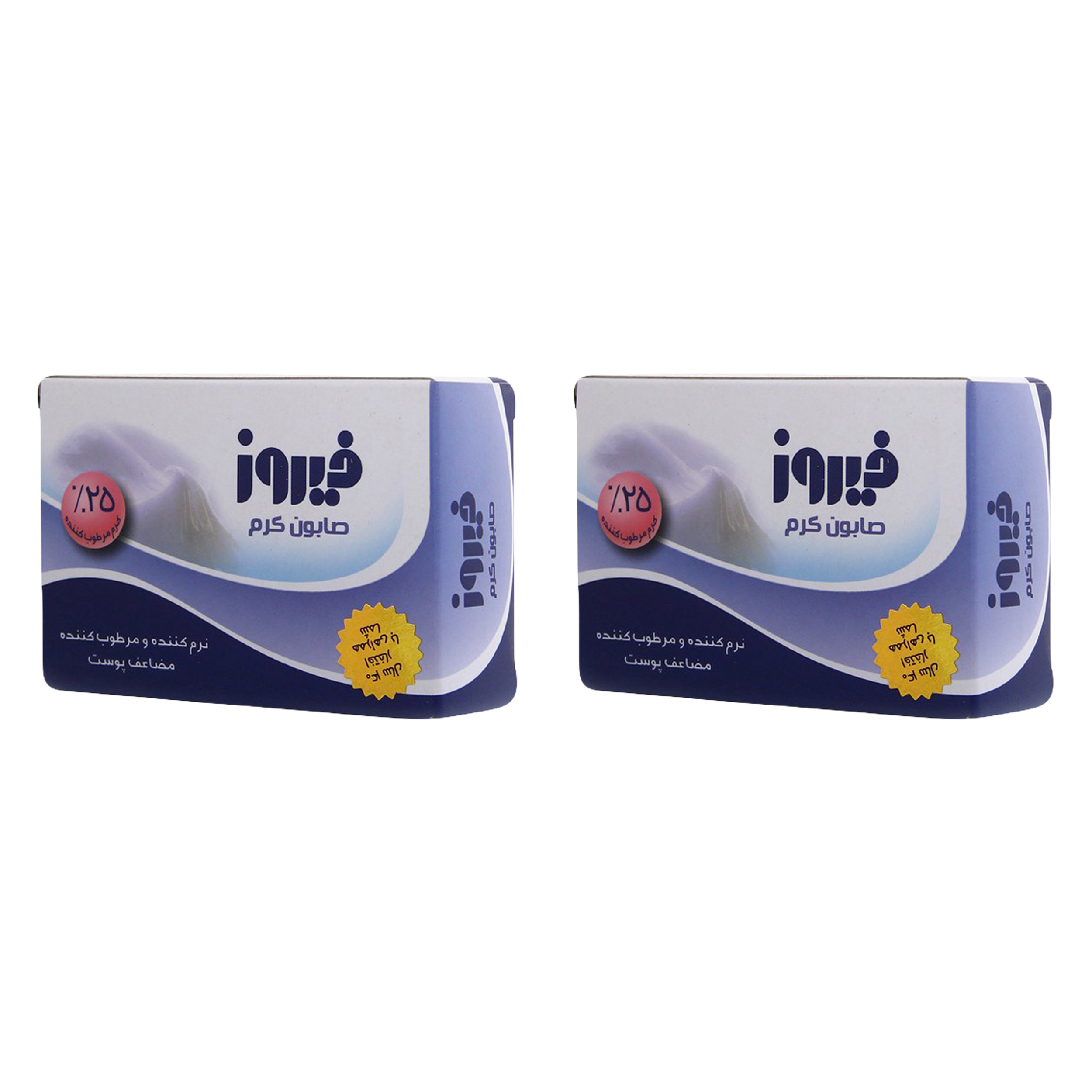 صابون بچه فیروز مدل A10 وزن 120 گرم بسته 2 عددی