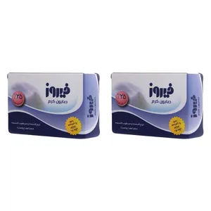 صابون بچه فیروز مدل A10 وزن 120 گرم بسته 2 عددی