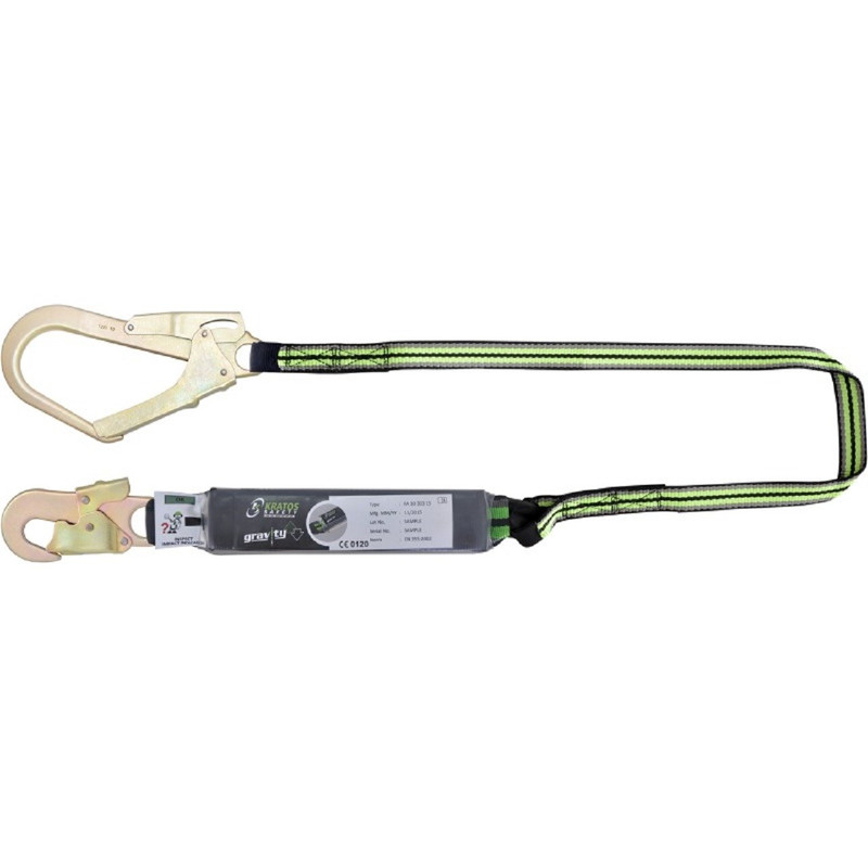 لنیارد کراتوس سیفتی مدل تسمه دار ضربه گیر لنیارد کراتوس سیفتی مدل تسمه دار ضربه گیر