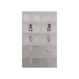 ناخن مصنوعی مدل گربه ای 001 بسته ده عددی