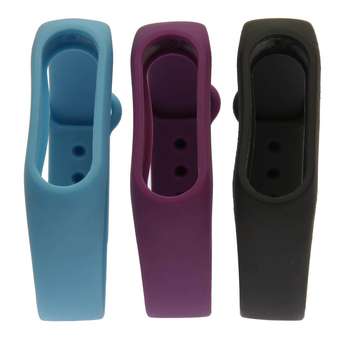 بند مچ بند هوشمند شیائومی مدل Mi Band 2 Silicone بسته 3 عددی