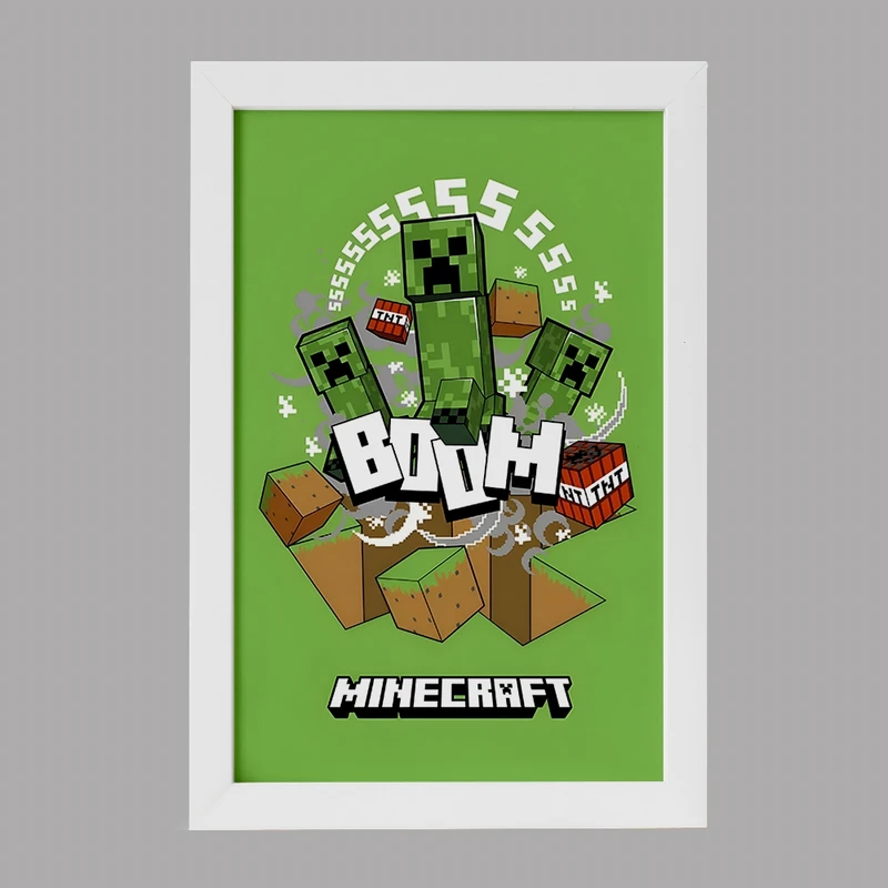 تابلو خندالو مدل ماینکرافت (Minecraft) کد F3497