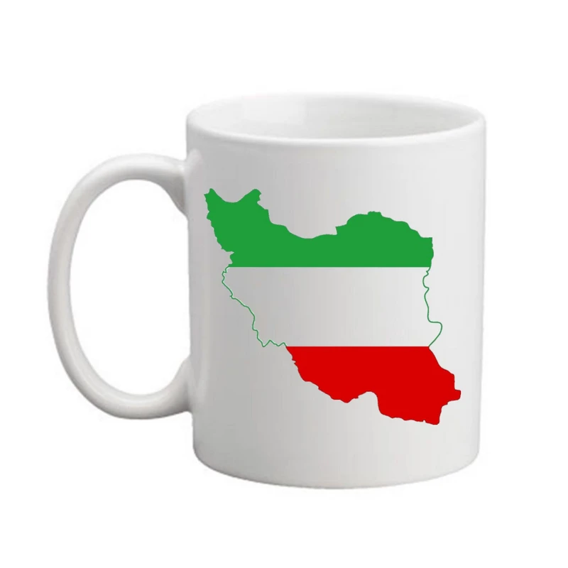 ماگ پاد آفرین طرح پرچم ایران کد 1834