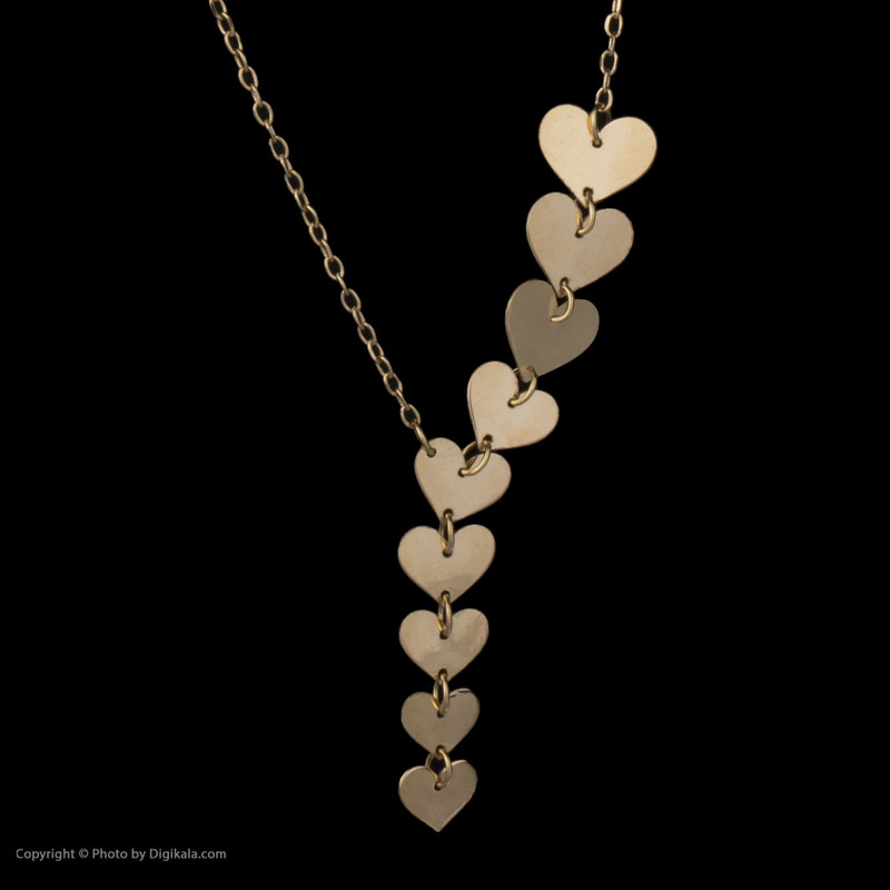 نیم ست طلا 18 عیار زنانه گالری یارطلا مدل قلب کد NS41