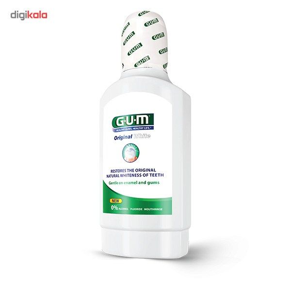 دهانشویه جی یو ام مدل Original White حجم 300 میلی لیتر دهانشویه جی یو ام مدل Original White حجم 300 میلی لیتر