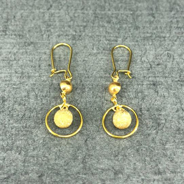 گوشواره طلا 18 عیار زنانه دوست خوب مدل dk492 - 3