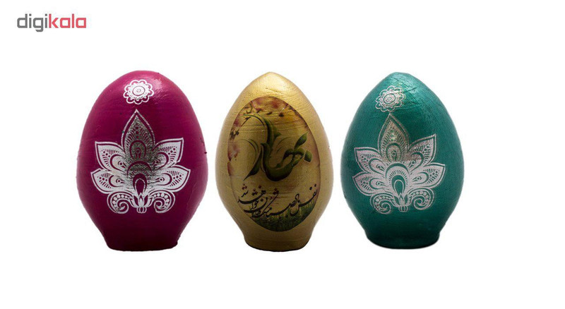 تخم مرغ تزیینی هفت سین آرت گالری مدل A3085 بسته 3عددی