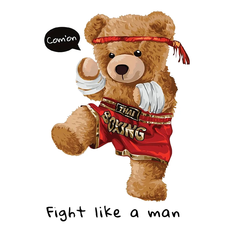 استیکر پارچه و لباس پاد آفرین مدل کارتونی کد S1906