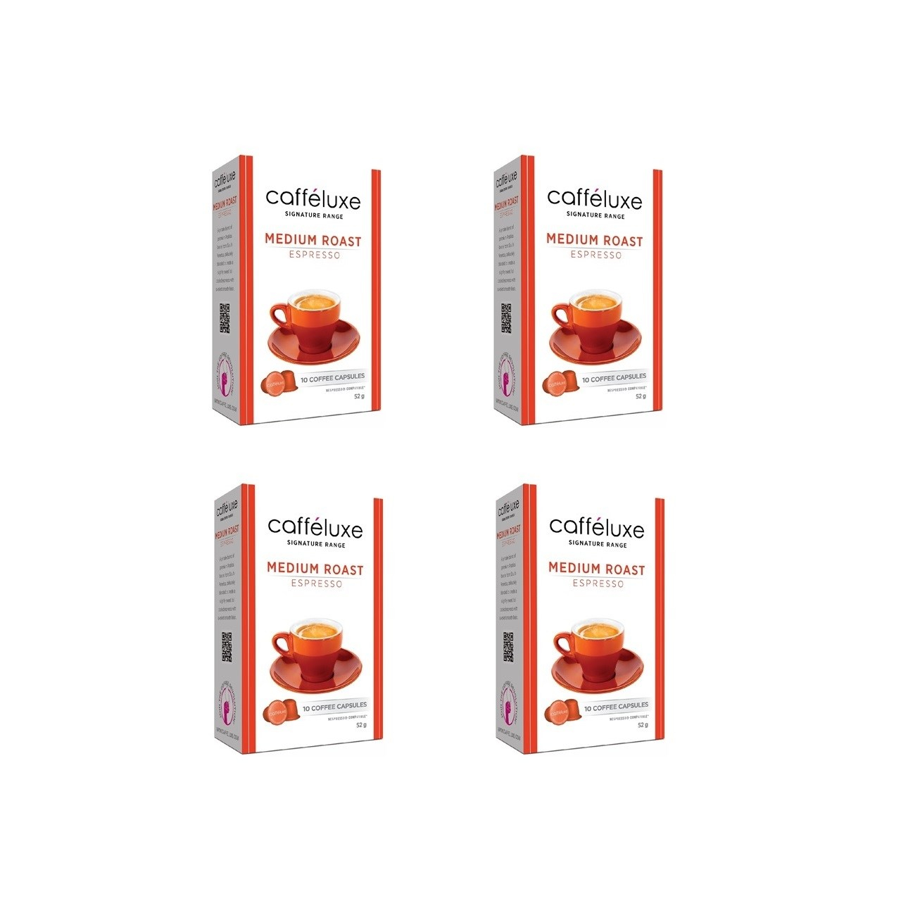 کپسول قهوه  نسپرسو کافه لوکس 4 جعبه مدل Espresso Medium Roast