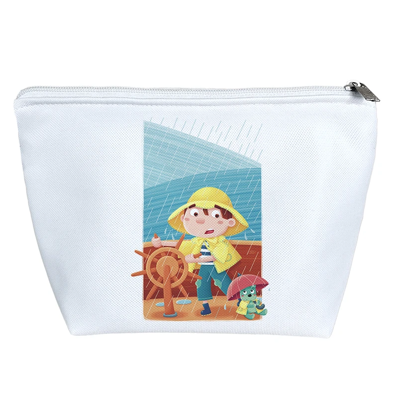 کیف لوازم آرایش دخترانه خندالو مدل روز بارانی کد H271